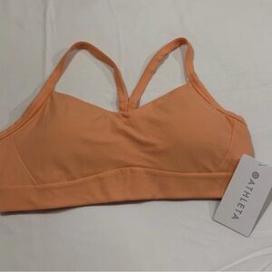 Athleta Women's Vibrant Orange Sports Bra